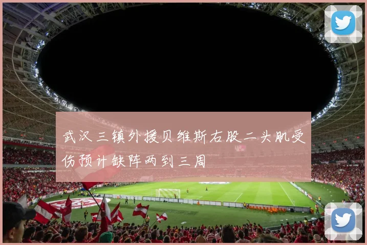 武汉三镇外援贝维斯右股二头肌受伤预计缺阵两到三周